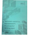 Kirjutuspaber SM-LT, A4, ruuduline, aukudega, 50 lehte