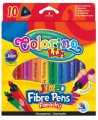 Viltpliiatsid COLORINO JUMBO, kolmnurkne, 10 värvi