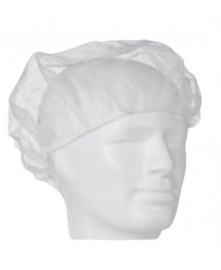 Ühekordne müts (berett), valge, 100 tk
