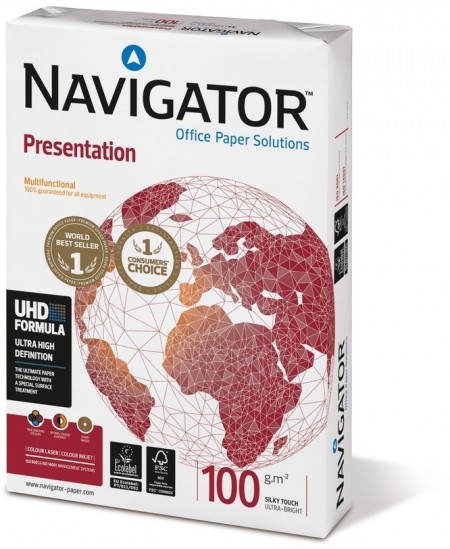 Kopijavimo popierius NAVIGATOR Presentation, 100 g/m2, A3, 500 lapų