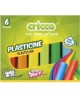 Plastiliin CRICCO, 6 värvi