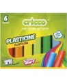 Plastiliin CRICCO, 6 värvi