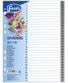 Eralduslehed FOROFIS, 1-31, mustvalge, A4