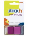 Kleepuvad järjehoidjad STICK´N, 25x45 mm, lilla, 50 tk.
