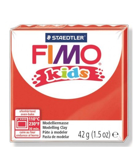 Polümeersavi lastele FIMO, punane värv, 42 g