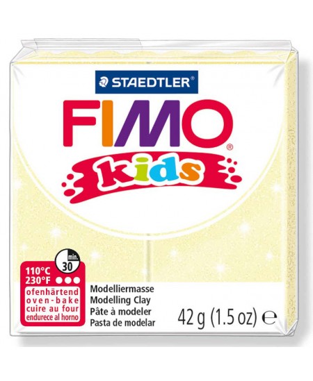 Polümeersavi lastele FIMO, pärlmutter kollane, 42 g