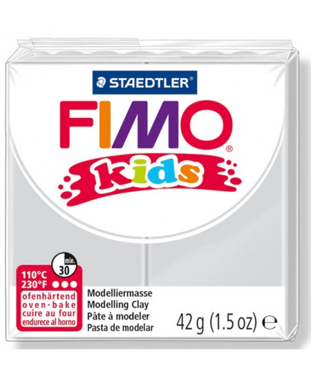 Polimerinis molis vaikams FIMO, šviesiai pilkos spalvos, 42 g