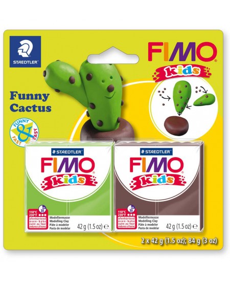 Polimerinio molio kūrybinis rinkinys vaikams FIMO "Kaktusas"