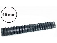 Plastikinės įrišimo spiralės, 45mm, 50vnt, juodos sp.