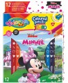Värvilised pliiatsid COLORINO Disney „Minni-Hiir JUMBO, kolmnurksed, teritajaga, 12 värvi