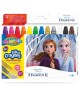 Siidised kriidid COLORINO Disney „Lumekuningriik, keeratavad, 12 värvi