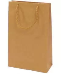 Dovanų maišelis, 25x16x7 cm, rudas