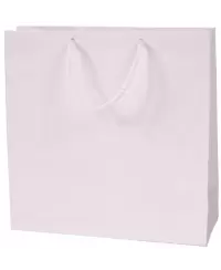Dovanų maišelis, 24x24x9 cm, baltas