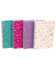 Spiraalkaustik OXFORD FLORAL, A5, 60 lehte, ruuduline