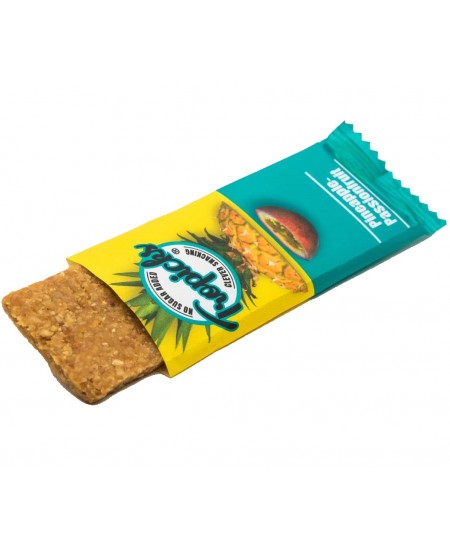 Looduslik kuivatatud ananassi-passioonivilja batsik ilma suhkruta TROPICKS, 20 g