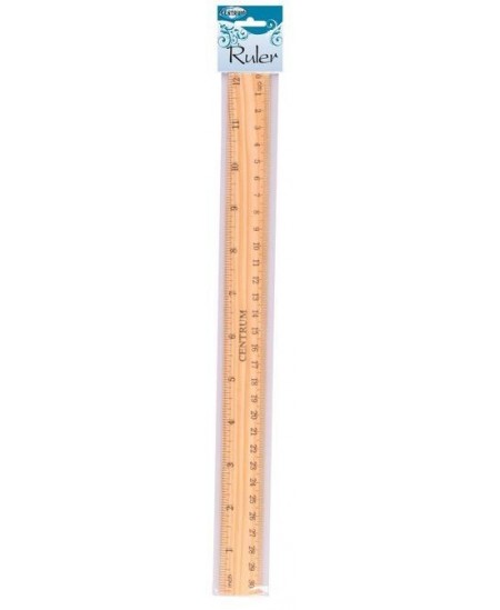 Puidust joonlaud, 30 cm
