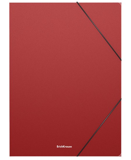 Dėžutė su guma Erich Krause, plastikinė, 30 mm, A4, raudona