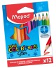 Värvilised pliiatsid väikelastele MAPED Color Peps, 12 värvi