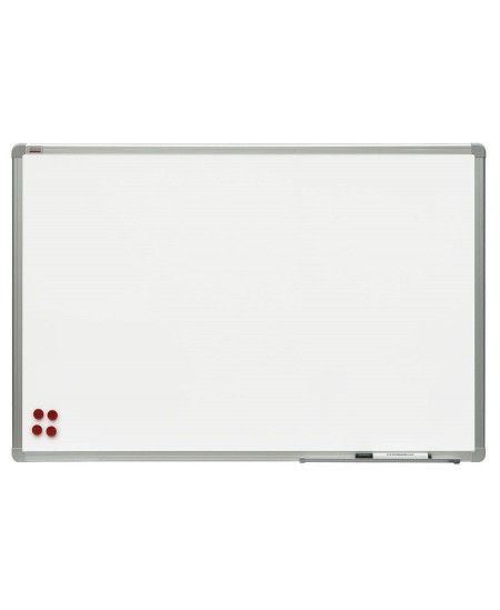 Balta magnetinė lenta 2x3, 120x180 cm, aliuminio rėmas
