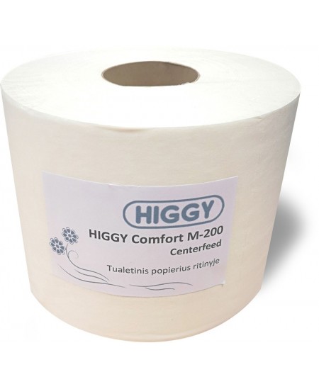 Tualetinis popierius HIGGY Comfort M-200 Centerfeed, 1 ritinys