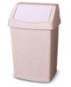 Prügikast CURVER Click-It, 9 l, kreemjas