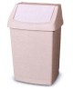 Prügikast CURVER Click-It, 15 l, kreemjas