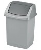 Prügikast CURVER Click-It, 15 l, hall