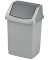 Prügikast CURVER Click-It, 15 l, hall