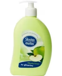Skystas muilas su glicerinu, obuolių aromato, 500 ml