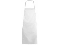 Vienkartinė prijuostė iš polipropileno, balta, 1 vnt.