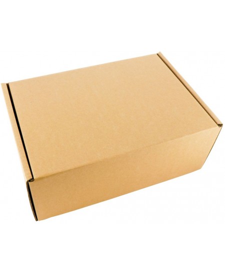 Kiirsulguriga karp, 180x180x100 mm (sobib M-, L-suuruses postiautomaatidesse), pruun, 1 tk