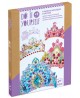 Krooni kaunistamise komplekt DJECO Tõeline printsess, 4 krooni