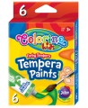 Temperos dažai COLORINO, 6 spalvos, 12 ml