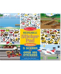 Daugkartinių lipdukų rinkinys MELISSA & DOUG Transportas