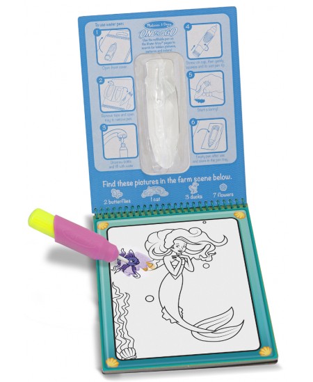 Veega joonistamise raamat MELISSA & DOUG Water Wow Muinasjutud