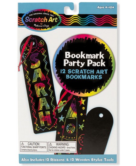 Järjehoidjate kraapimiskomplekt pidudeks MELISSA & DOUG