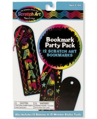 Knygų skirtukų raižymo rinkinys vakarėliui MELISSA & DOUG