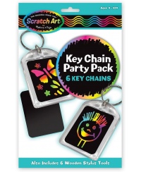 Raktų pakabukų raižymo rinkinys vakarėliui MELISSA & DOUG