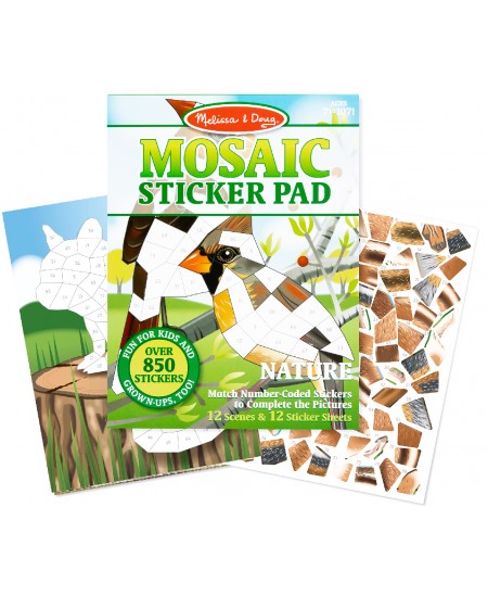 Kleebiste mosaiikkomplekt MELISSA & DOUG Loodus