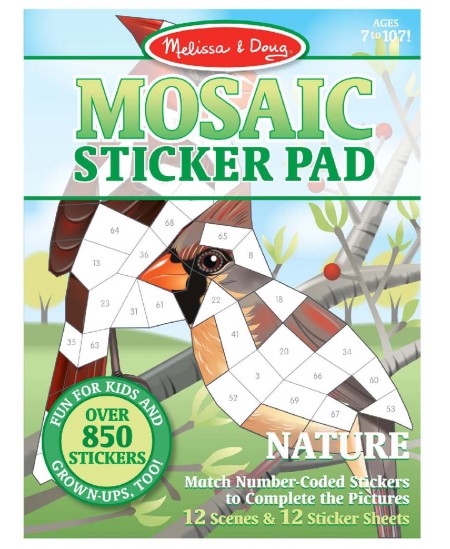 Kleebiste mosaiikkomplekt MELISSA & DOUG Loodus