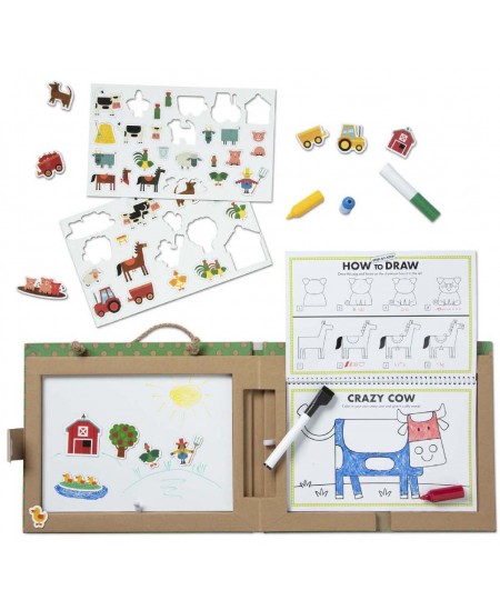 Mäng ja loominguline komplekt MELISSA & DOUG Talu