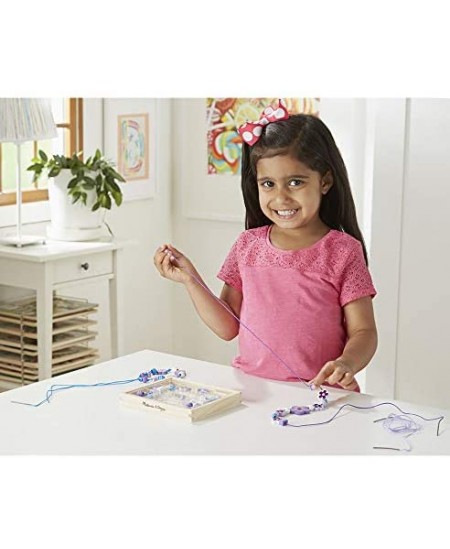 Puidust helmeste komplekt MELISSA & DOUG Hõõguvad lilled