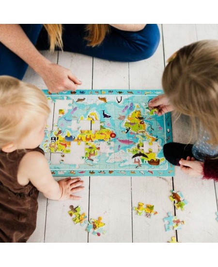 Tähelepanu pusle DODO Loomade kaart, 80 osa