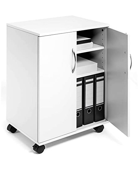 Multifunktsionaalne kapp DURABLE, suletud, valge