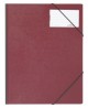 Kummiga mapp DURABLE, plastik, A4, punane