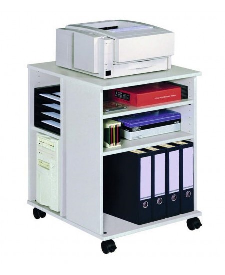 Multifunktsionaalne kapp DURABLE, avatud, valge