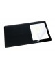 Lauamatt DURABLE läbipaistva klapiga, 530x400 mm, must