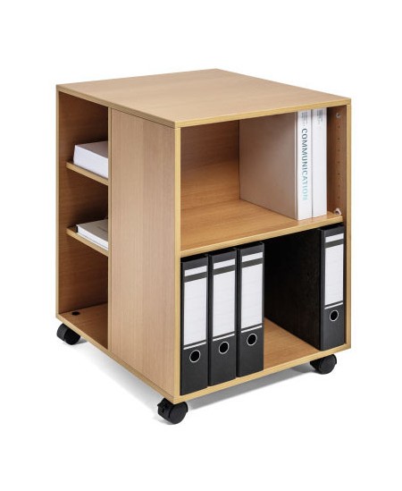 Multifunktsionaalne kapp DURABLE, avatud, pruun