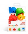 Pihustavad vannimänguasjad MUNCHKIN Ookean, 4 tk