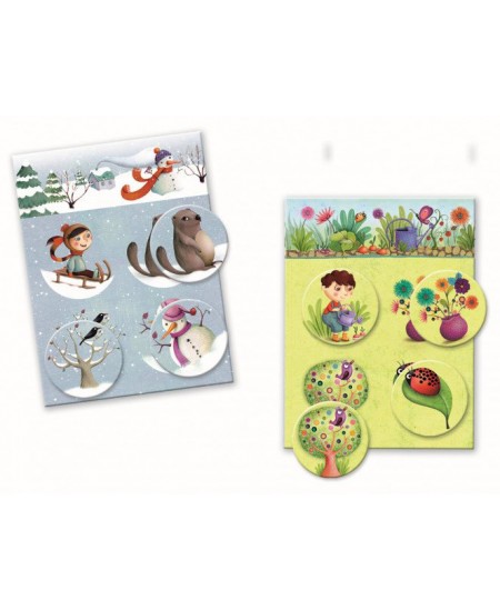 Arendav lotomäng DJECO Neli aastaaega (2+)